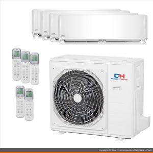 Cooper & Hunter Mini Split AC Heat Pump 5 Zone 9000 12000 12000 12000 18000 BTU